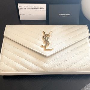 YSL CROSSBODY: MONOGRAM CHAIN WALLET